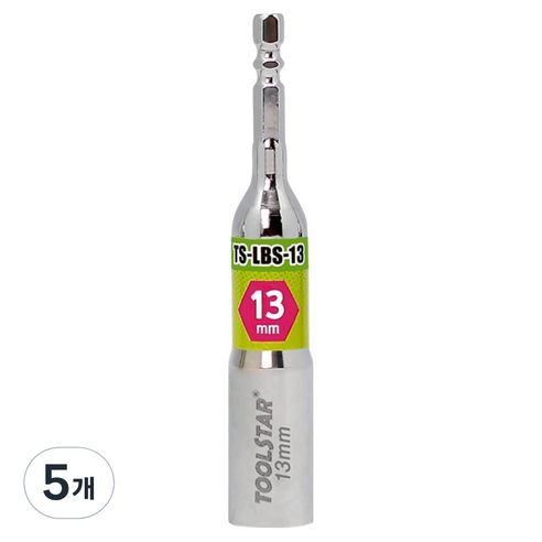 툴스타 복스알 임팩복스알 임팩복스 롱비트소켓 TS-LBS-13, 5개