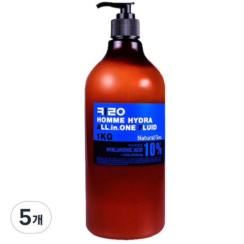 내추럴수 키로 옴므 하이드라 올인원 플루이드, 1000g, 5개