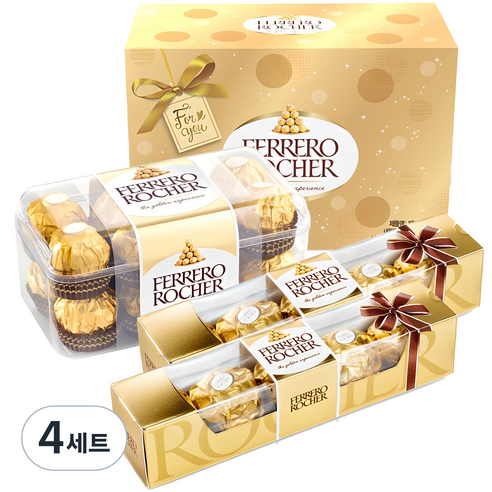 페레로로쉐 초콜릿 5개입 × 2p + 16개입 세트, 320g, 4세트