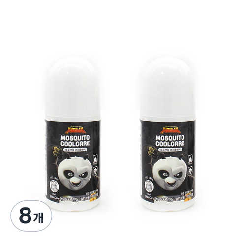쿵푸팬더 모기 벌레 쿨케어 볼타입 외용소독제 50ml, 8개
