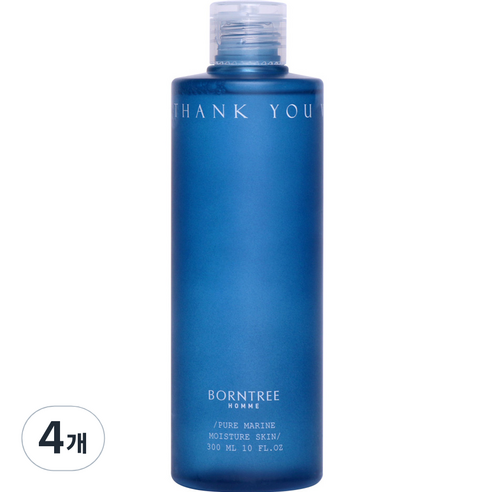 본트리 퓨어마린 모이스처 스킨, 4개, 300ml