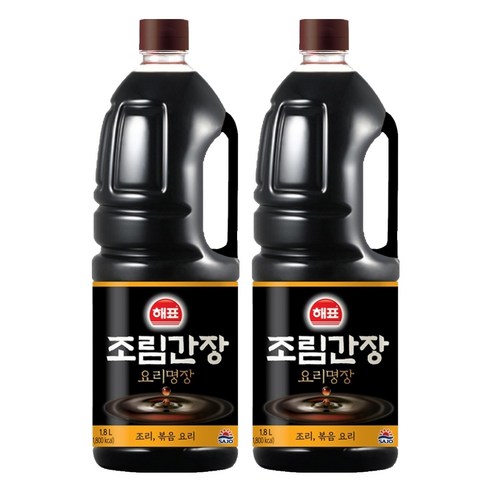 해표 조림간장, 1.8L, 2개