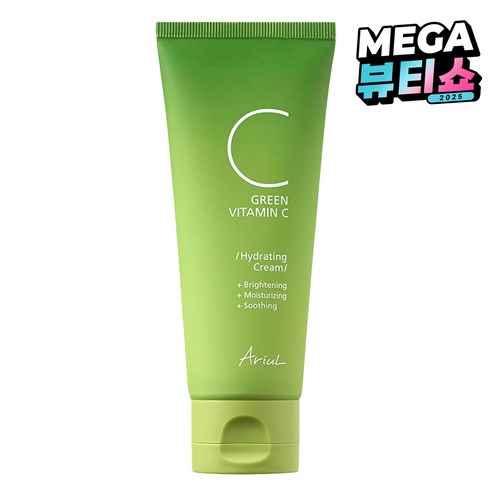 아리얼 그린 비타민C 하이드레이팅 저자극 수분크림, 100g, 1개