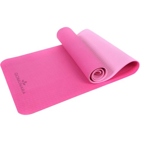 고무나라 TPE 투톤 양면 요가매트 6mm, 핑크