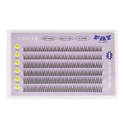 러비쉬 부분 속눈썹 세트, 1세트, 004