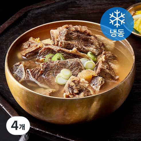 캐비아 삼원가든 진 갈비탕 (냉동), 600g, 4개