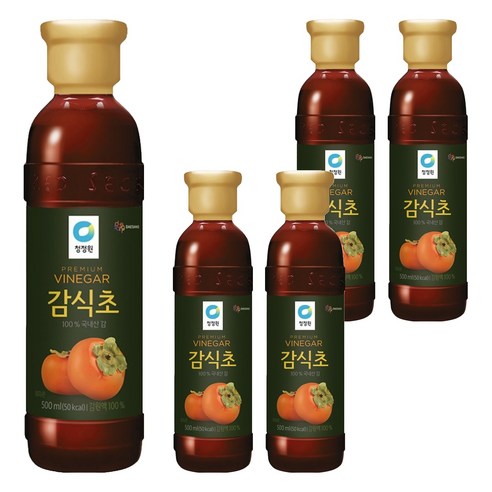 청정원 감식초, 500ml, 5개