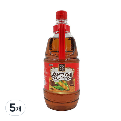 두포 뚜레반 황물엿, 2.4kg, 5개