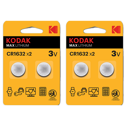코닥 MAX 리튬 코인 건전지 CR1632 3V, 2개입, 2개