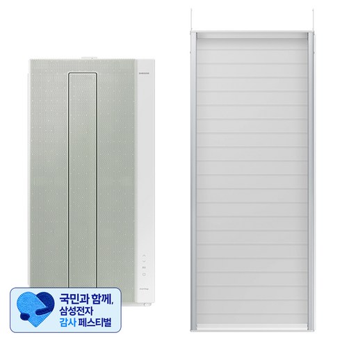 [삼성 감사 페스티벌] 삼성전자 19.2㎡(5.8평) BESPOKE 무풍 매립형 윈도우핏 인버터 에어컨 AW06C7155EWAZ + 설치키트 세트 방문설치, 단품 + 설치키트 105cm