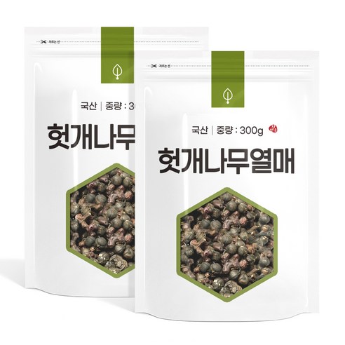 헛개나무열매, 300g, 2개