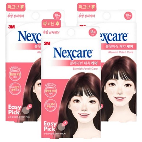 3M All New 넥스케어 블레미쉬 패치 케어, 18개입, 6개