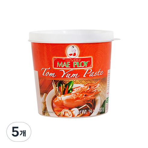 매플로이 똠얌꿍 페이스트, 400g, 5개