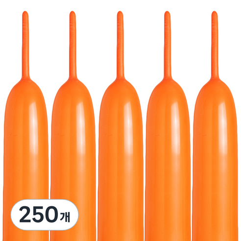 셈퍼텍스 요술 풍선 260S, 오렌지, 250개