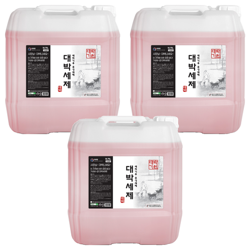 대박세제 식기세척기용 중성세제, 3개, 18.75L