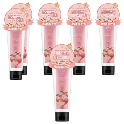 플루 브라이트닝 필링 젤 피치, 100g, 6개