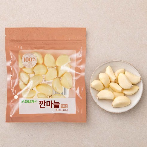 깐마늘, 100g, 1봉
