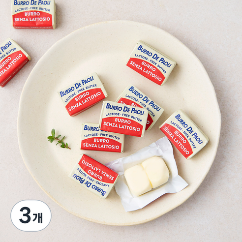 파오리 락토스프리 버터 10개입, 125g, 3개