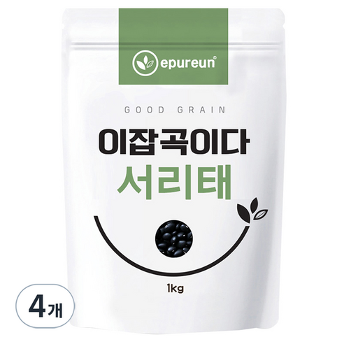 이푸른 국산 서리태, 1kg, 4개