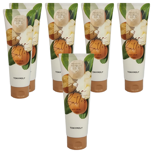 토니모리 시어버터 촉촉 바디크림 바닐라향, 6개, 250ml