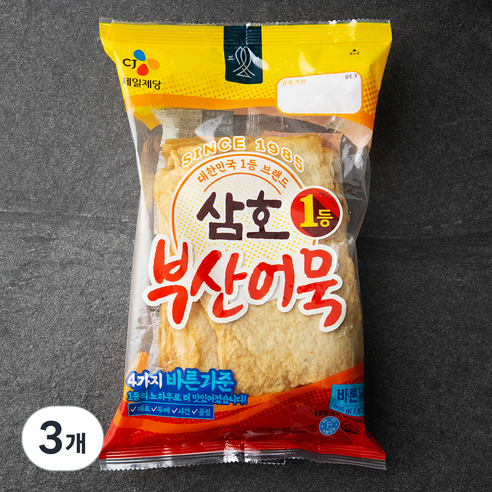 삼호어묵 부산어묵 바른사각, 800g, 3개