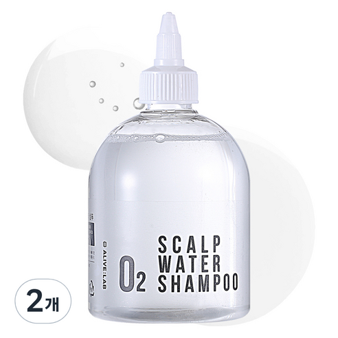 얼라이브랩 오투 스칼프 워터 샴푸, 350ml, 2개