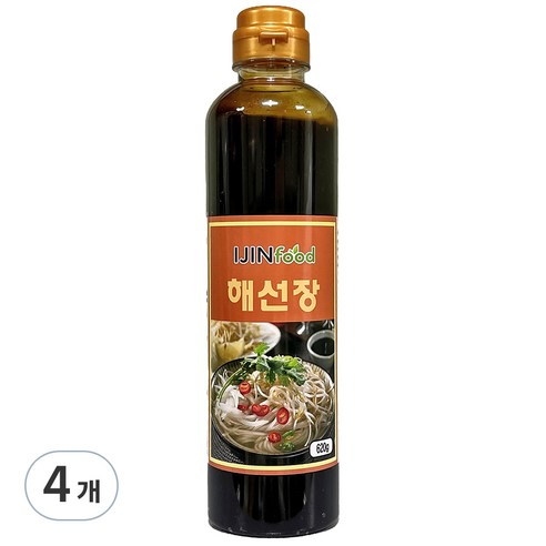 해선장 소스, 620g, 4개