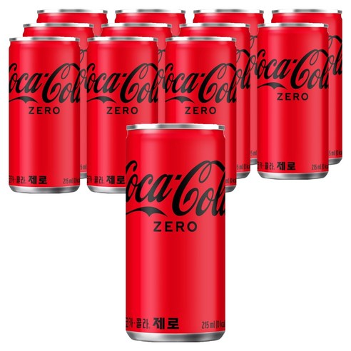 코카콜라 제로, 215ml, 12개