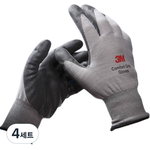 쓰리엠 컴포트 그립 3단계 혹한기 일반 겨울용 장갑 좌 + 우 세트, 4세트