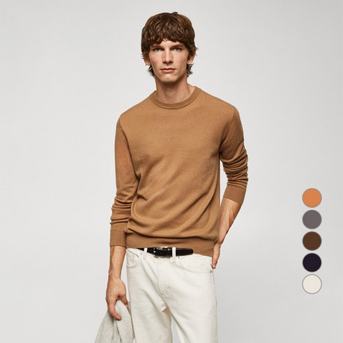 MANGO 남성용 LOTUS 스웨터 57005962