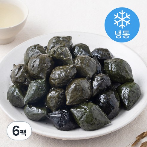 창억떡 쫄깃하고 달콤한 모시찐송편 (냉동), 250g, 6개