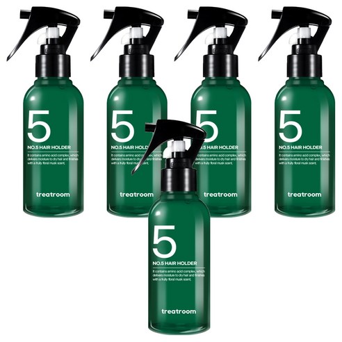 트리트룸 넘버파이브 헤어홀더 미스트, 100ml, 5개