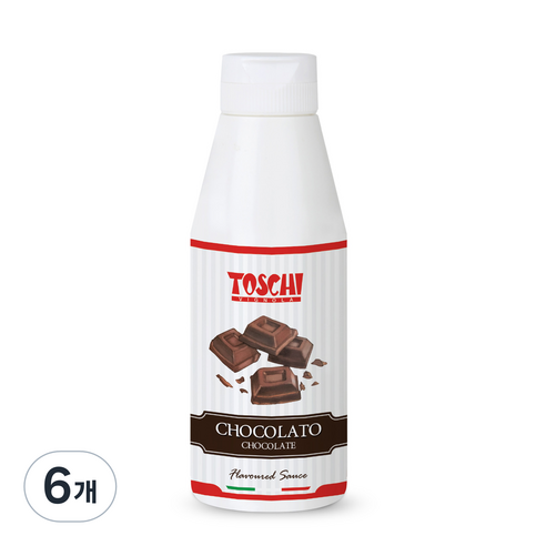 토스키 초콜렛 소스, 200g, 6개