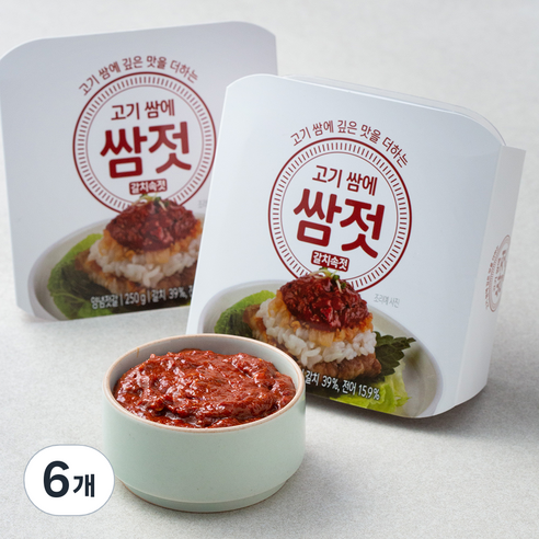 쌈젓, 250g, 6개