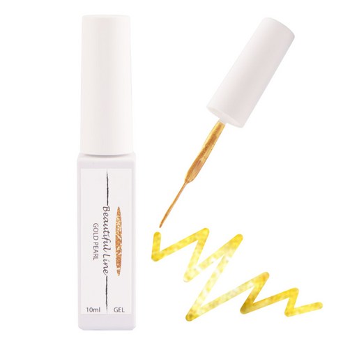 아이빛 네일아트 컬러 라인 젤네일 10ml, 15 골드펄, 1개