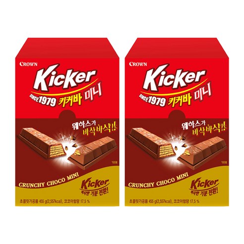 크라운 키커바 미니 케이스, 455g, 2개