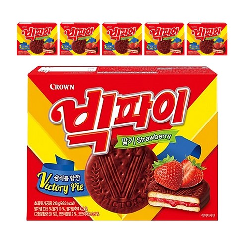 빅파이 딸기, 216g, 6개