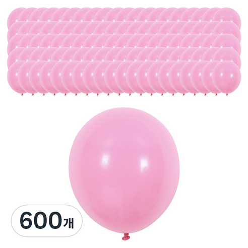 EUMES 이벤트 풍선 일반, 핑크, 600개