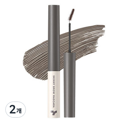 토니모리 아이톤 스키니 브로우 마스카라 3.5g, 01 애쉬 그레이, 2개