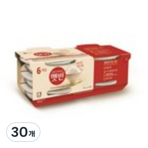 햇반 백미밥, 205g, 30개