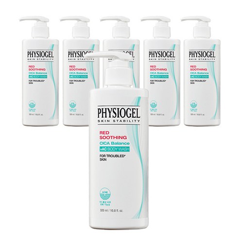 피지오겔 시카밸런스 AC 바디워시, 320ml, 6개