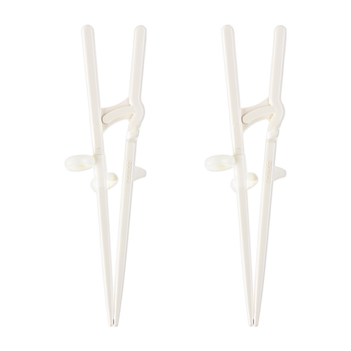 에디슨 국산 주니어 교정 젓가락 오른손용, 아이보리, 2개