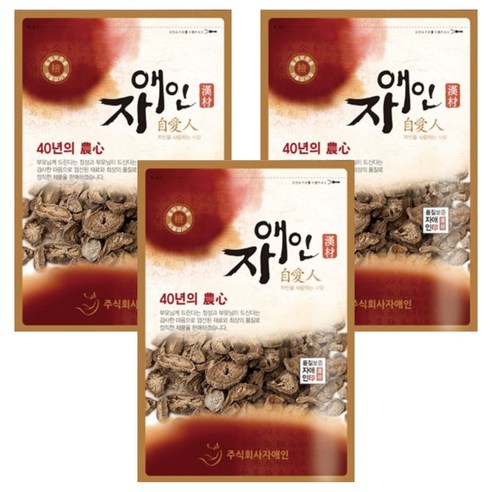 자애인 볶은우엉차, 200g, 3개