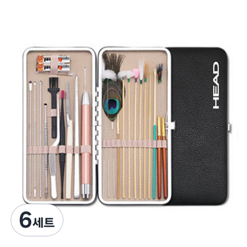 23종 귀청소기 세트 색상 랜덤, 6세트