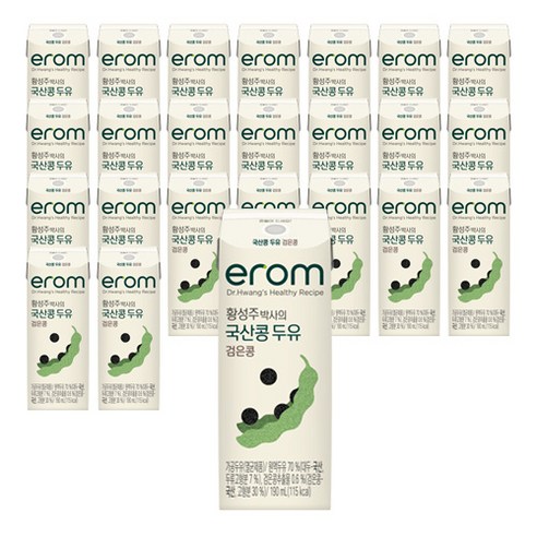 이롬 황성주 박사의 국산콩 두유 검은콩