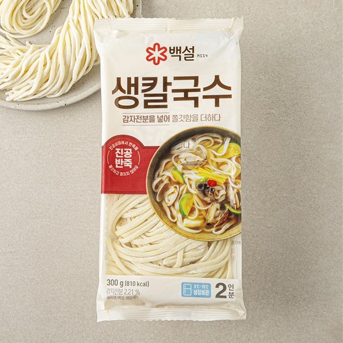 백설 생칼국수, 300g, 1개