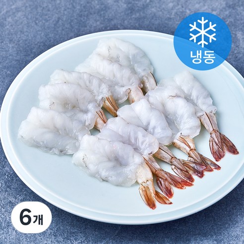 백미새우 초밥용 (냉동), 6개, 200g(20미)