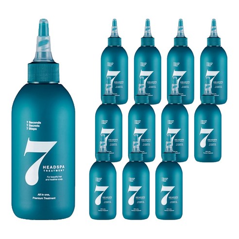 헤드스파7 파란눈 블랙 헤어 트리트먼트, 200ml, 12개