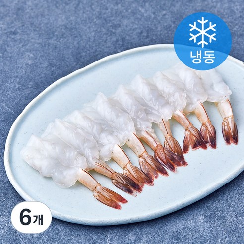 백미새우 초밥용 (냉동), 6개, 240g(20미)