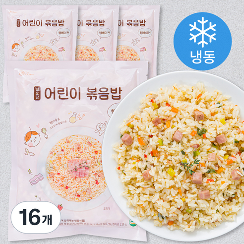 더오담 어린이 햄베이컨 볶음밥 (냉동), 200g, 16개